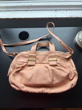See By Chloe Peach Leather Crossbody Satchel